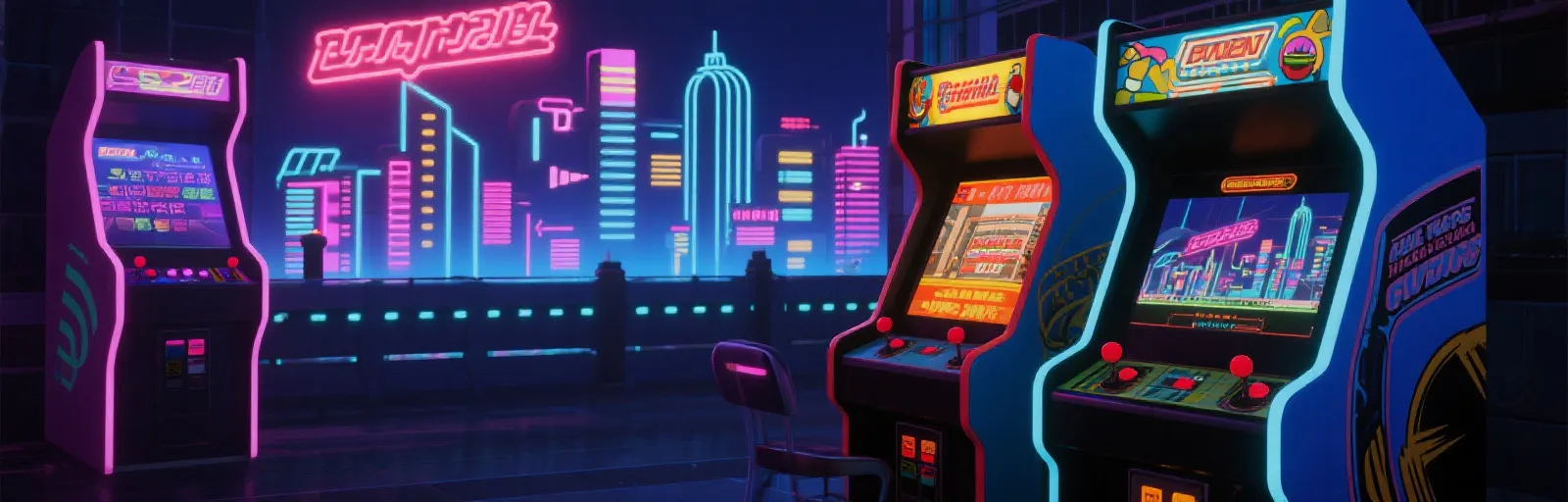 游戏主题底部横幅